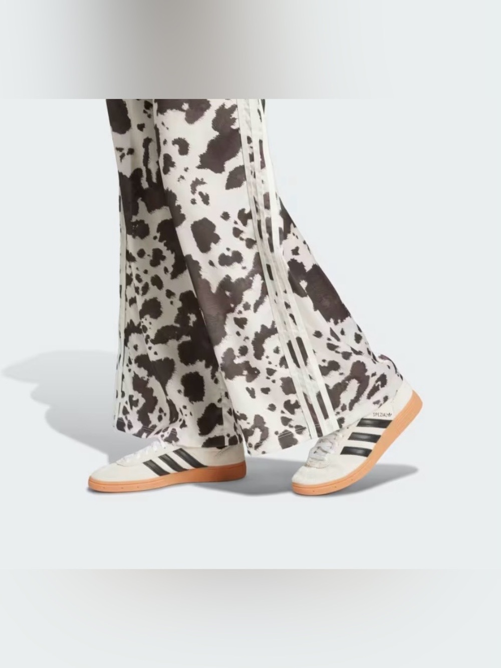 BRAND NEW ADIDAS ORIGINALS PRINTED SATIN WIDE LEG PANTS. $95 RETAIL. SOLD OUT. - Picture 13 of 14